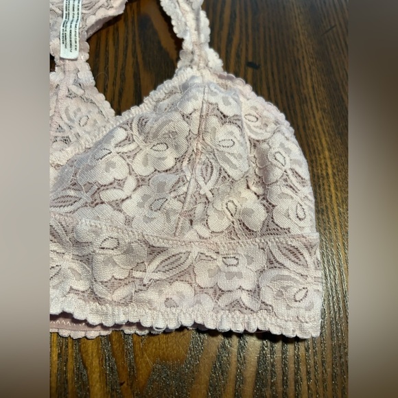 INTIMATELY Free People womens M galloon lace racerback bralette cottagecore boho - Picture 14 of 15